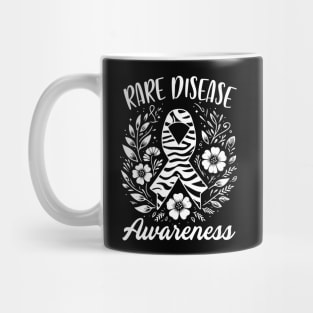 Rare Disease Zebra Rare Disease Day Rare Disease Awareness Mug